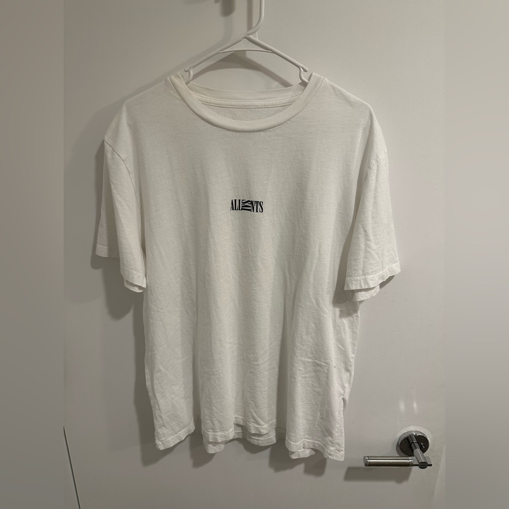 White Relaxed Fit All Saints T - L